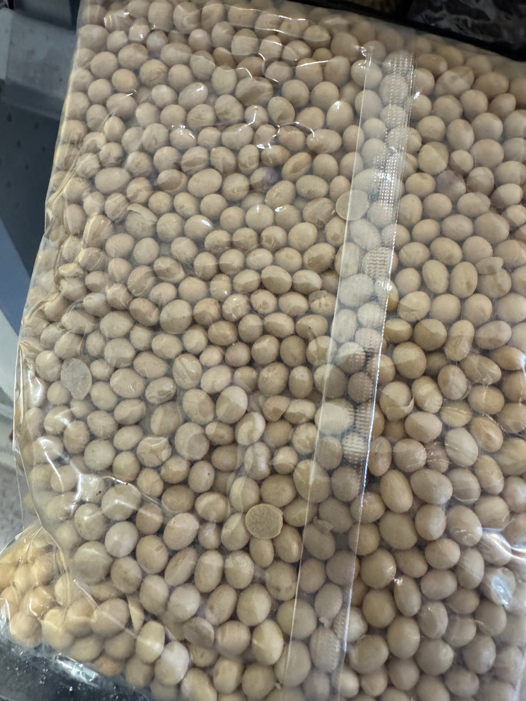 Brown soybeans