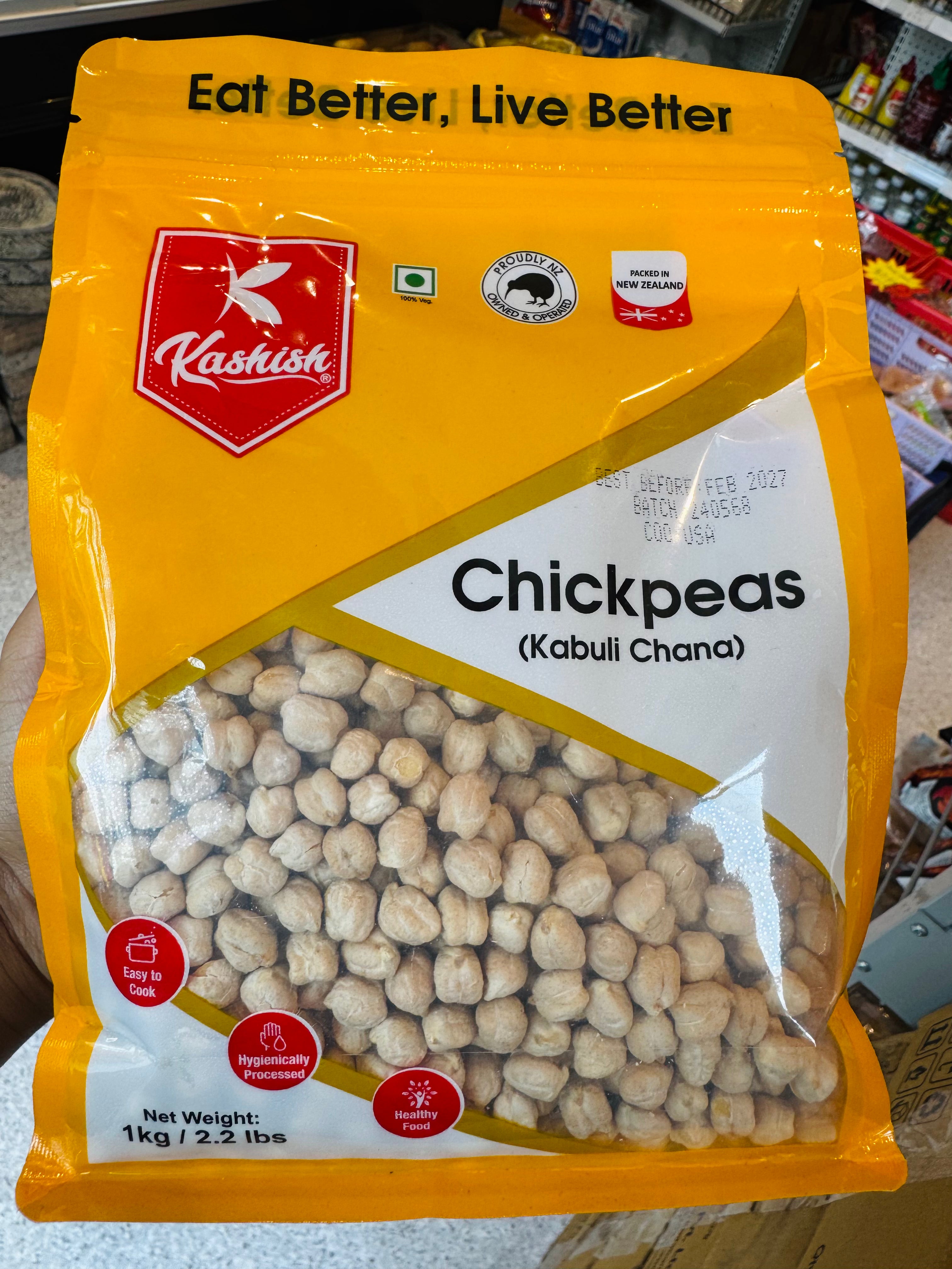 Chickpeas (Kabuli Chana)