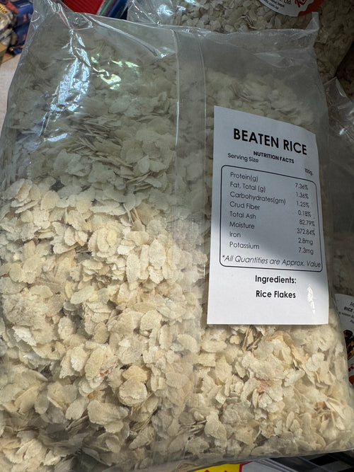 Beaten Rice