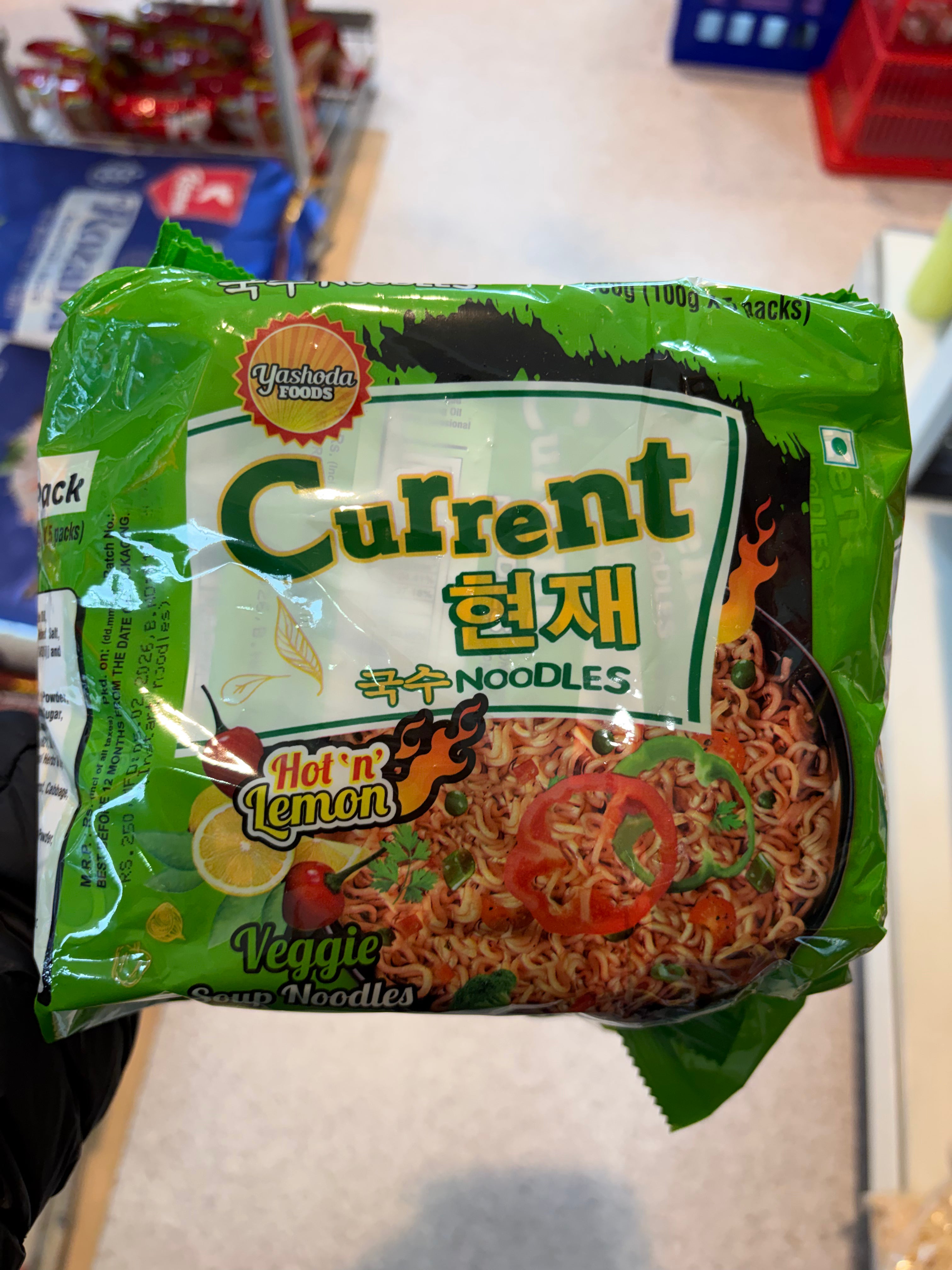 Current Hot and Lemon Noodles